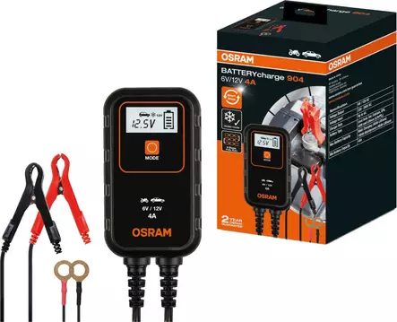 Akkulaturi Osram Battery charge 904 - Akkulaturit ja apukäynnistys - 4052899620520 - 1