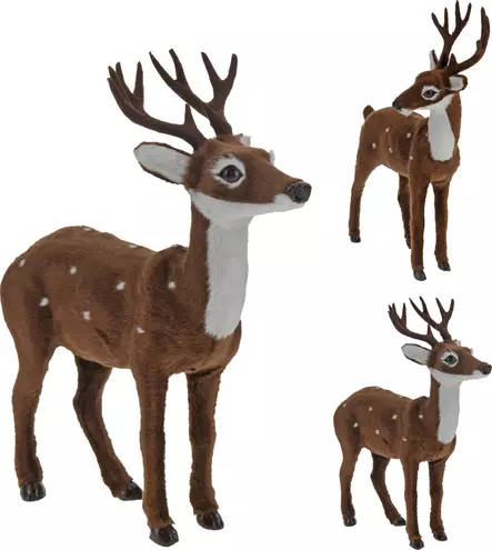 Bambi 26 cm ruskea - Joulukoristeet ja -tekstiilit - 8711295567230 - 1