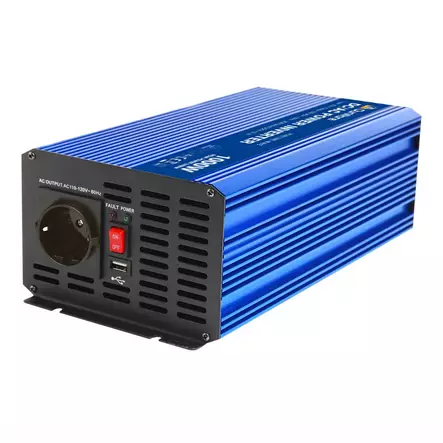 DunWore PS 12V 1000W siniaaltoinvertteri - Invertterit ja laturit - 6438014353890 - 1