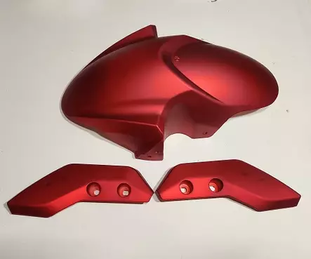 Kruiser Heritage: Etulokasuoja + sivulevyt punainen - Kruiser Heritage - 6438431015760 - 1