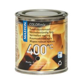 Kuumakesto 400ºC musta 250 ml - Metalli- ja kalustemaalit - 6412496048000 - 1