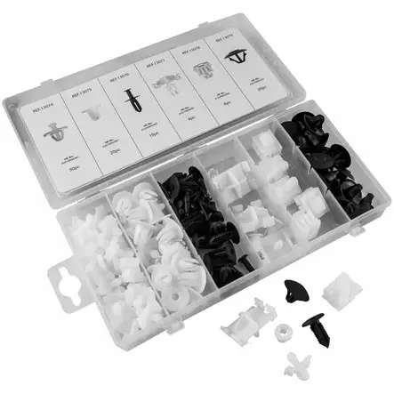 Muoviklipsisetti Mercedes 95 kpl JBM - Kori- ja verhoilukiinnikkeet - 8435034528930 - 2