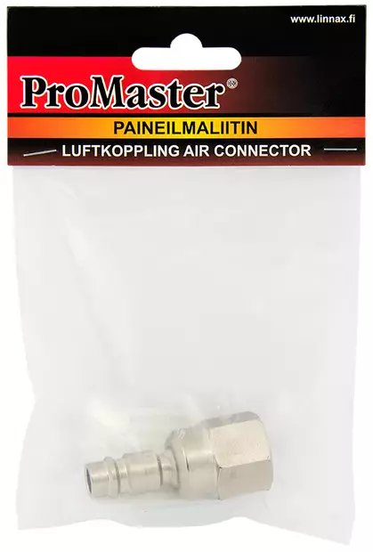 Nivelliitin 1/4" sisäkierteellä 360ast - Paineilmaletkut ja liittimet - 6420286015880 - 1