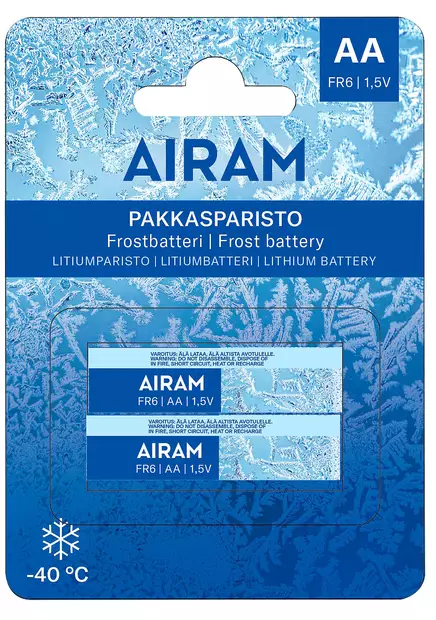 Pakkasparisto litium AA FR6 2-pack - Muut akut ja paristot - 6435200301260 - 1