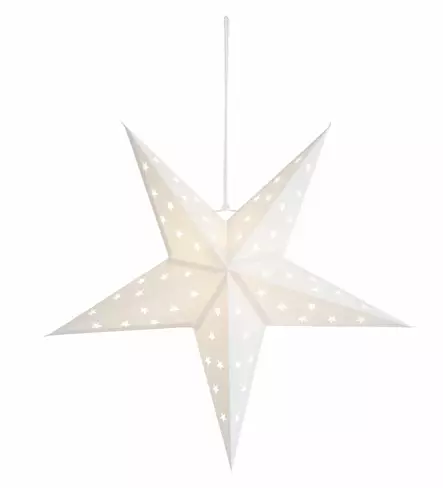 Pello paperit=C3=A4hti =C3=B850 cm valkoinen - Valokoristeet ja valohahmot - 6435200297990 - 1