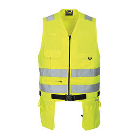 Portwest Miesten Hi-Vis liivi riipputaskuilla, keltainen M - Suojavarusteet - 19-19-TN-221990 - 1