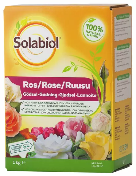 Ruusulannoite 1 kg Solabiol - Mullat ja ravinteet - 3664715012160 - 1