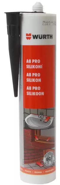 A8 PRO S Neutraali Saniteettitilojen musta - Tasoitteet ja täyteaineet - 4056807591780 - 1