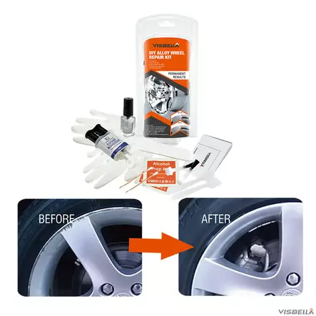 Visbella alumiinivanteen korjaussarja - Autonhoitotarvikkeet - 6970625540530 - 3