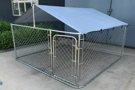 Koiratarha katolla 3,05 x 3,05 x 1,8 m - Kuljetustarvikkeet ja häkit - 6438014273020 - 1