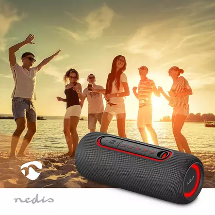 Bluetooth® Kaiutin | 240 min | Kannettava muotoilu | 30 W | Stereo | Sisäänrakennettu mikrofoni | X5 | Musta - Bluetooth kaiuttimet - 5412810451760 - 5