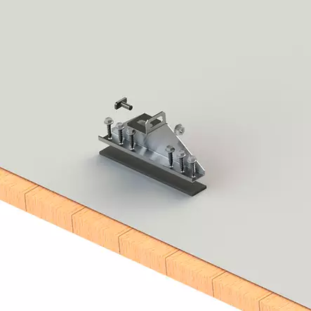 Kiinnikesarja - EASY RAIL huopa / profiilipelti - Paneelien telineet ja kiinnikkeet - KSO38420 - 1