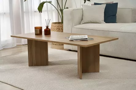 Tammi Sohvapöytä - 100% Melamiinipinnoitettu Lastulevy, 18mm Paksuus, 119x40x60cm, Tyylikäs ja Kestävä Huonekalu - Sohvapöydät - 8684283756780 - 2
