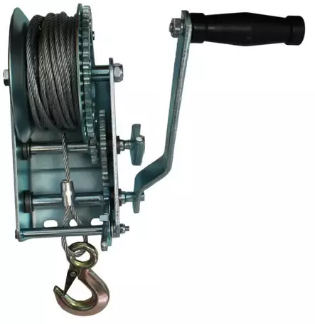 Vinssi vaijerilla 900 kg tuplaratas - Ankkurit ja vinssit - 6430074692070 - 2