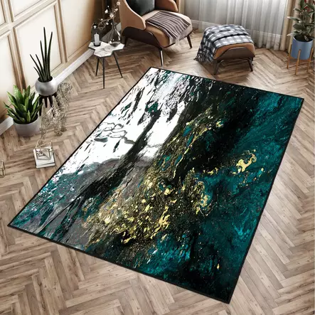 Ylellinen Monivärinen eteisen matto käytävämatto 80x200 cm - Antibakteerinen, Konepestävä, Liukumaton, 3D Digitaalinen Painatus - Pienet matot ja käytävämatot - 8682870040960 - 2