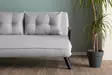2-istuttava vuodesohva, harmaa, 175 cm x 133 cm, kestävä, mukava, monikäyttöinen - - 19-19-8684282296850 - 9