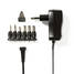 AC Yleisvirtalähde | 7.20 W | 3 / 4.5 / 5 / 6 / 7.5 / 9 / 12 V DC | 1.80 m | 1.0 A A | 6 plug(s) | Musta - Yleisvirtalähteet ja adapterit - 5412810267200 - 7
