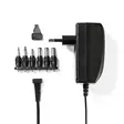 AC Yleisvirtalähde | 27 W | 3 / 4.5 / 6 / 7.5 / 9 / 12 V DC | 1.80 m | 2.25 A A | 6 plug(s) | Musta - Yleisvirtalähteet ja adapterit - 5412810267170 - 1