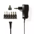 AC Yleisvirtalähde | 7.20 W | 3 / 4.5 / 5 / 6 / 7.5 / 9 / 12 V DC | 1.80 m | 1.0 A A | 6 plug(s) | Musta - Yleisvirtalähteet ja adapterit - 5412810267200 - 1