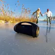 Bluetooth® Party Boombox | 360 min | 2.0 | 150 W | Median toisto: AUX / USB | IPX5 | Linkitettävä | Kahva | Juhlavalot | Musta - Bluetooth kaiuttimet - 5412810334650 - 56