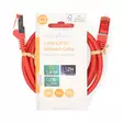 CAT6 Verkkokaapeli | RJ45 uros | RJ45 uros | S/FTP | 1.00 m | Pyöreä | LSZH | Punainen | Label - Tietokone ja verkko - 5412810423750 - 66