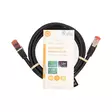 CAT6 Verkkokaapeli | RJ45 uros | RJ45 uros | S/FTP | 1.50 m | Pyöreä | LSZH | Musta | Label - Tietokone ja verkko - 5412810423200 - 66