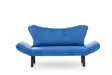 2-istuttava vuodesohva, sininen, Leveys 150 cm, kestävä, monikäyttöinen - Vuodesohvat - 8681875833140 - 7