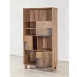 Atlantic Pine Kirjahylly - 100% Melamiinipinnoitettu, UV-suojattu, Puujalat, 80x155x36 cm, Monikäyttöinen Säilytysratkaisu - - 19-19-8681875322910 - 3