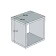 Moderni Valkoinen Seinä Hylly - 100% Melamiinipinnoitettu Lastulevy, 18mm Paksuus, 30x24x30cm, 5-osainen - Seinähyllyt - 8681875207620 - 6