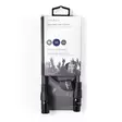 DMX sovitinkaapeli | XLR 3-Pin uros | XLR 3-Pin naaras | Niklattu | 0.50 m | Pyöreä | PVC | Tummanharmaa | Pahvikotelo - Audiokaapelit - 5412810295920 - 66