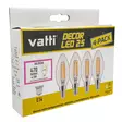 Filament LED E14 470 lumen 4,5,W 4 kpl - Lamput ja loisteputket - 6438168108100 - 2