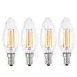 Filament LED E14 470 lumen 4,5,W 4 kpl - Lamput ja loisteputket - 6438168108100 - 1