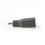 HDMI -sovitin | HDMI Mini | HDMI Ulostulo | Kullattu | Suora | ABS-Muovi | Musta | 1 kpl | Blister - Videoliittimet ja plugit - 5412810289950 - 3