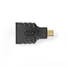 HDMI -sovitin | HDMI Mini | HDMI Ulostulo | Kullattu | Suora | ABS-Muovi | Musta | 1 kpl | Blister - Videoliittimet ja plugit - 5412810289950 - 5