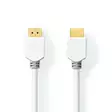High Speed HDMI Kaapeli Ethernet | HDMI liitin | HDMI liitin | 4K@60Hz | ARC | 18 Gbps | 1.50 m | Pyöreä | PVC | Valkoinen | Laatikko - HDMI-kaapelit - 5412810336180 - 1