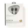 High Speed HDMI Kaapeli Ethernet | HDMI liitin | HDMI liitin | 4K@60Hz | ARC | 18 Gbps | 7.50 m | Pyöreä | PVC | Antrasiitti | Laatikko - HDMI-kaapelit - 5412810264490 - 66