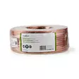 Kaiutinkaapeli | 2 x 2.50 mm² | CCA | 100 m | Pyöreä | PVC | Läpikuultava | Kääre - Audiokaapelit - 5412810312740 - 66