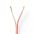 Kaiutinkaapeli | 2 x 2.50 mm² | CCA | 100 m | Pyöreä | PVC | Läpikuultava | Kääre - Audiokaapelit - 5412810312740 - 1