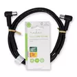 Koaksiaalikaapeli | IEC (Coax) Uros | IEC (Coax) Naaras | Niklattu | 120 dB | 75 Ohm | Nelinkertainen suojaus | 1.50 m | Pyöreä | PVC | Musta | Label - Antennikaapelit - 5412810425860 - 66