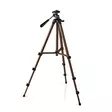 Kolmijalka | Maksimi kuormitettavuus: 2.0 kg | Pienin työkorkeus: 40.5 cm | Maksimi työkorkeus: 128.0 cm | 4 Segmenttiä | Käänneltävä | Matkalaukku sisältyy | ABS-Muovi / Alumiini | Musta / Pronssi - Kamerajalustat - 5412810292400 - 41