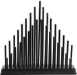 Kynttelikk=C3=B6 33 Led musta - Kyntteliköt - 8719202774030 - 1