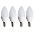 Kynttilälamppu LED E14 470 lm 4 kpl - Lamput ja loisteputket - 6438168101590 - 1