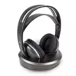 Langattomat TV-kuulokkeet | RF, frequency 868 Mhz | Over-Ear-kuulokkeet | Akun 1 käyttöaika vakiokäyttö: 660 min | 100 m | Digitaalinen Audio | Hopea / Musta - Sankakuulokkeet - 5412810266470 - 41