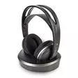 Langattomat TV-kuulokkeet | RF, frequency 868 Mhz | Over-Ear-kuulokkeet | Akun 1 käyttöaika vakiokäyttö: 660 min | 100 m | Digitaalinen Audio | Hopea / Musta - Sankakuulokkeet - 5412810266470 - 40