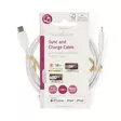Lightning Kaapeli | USB 2.0 | Apple Lightning 8-Pin | USB-C Uros | 480 Mbps | Niklattu | 1.00 m | Pyöreä | PVC | Valkoinen | Label - Nedis tuotteet - 5412810421060 - 66