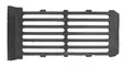Lippa-arina HTT 175 x 410 - Takat ja kaminat - 648-0018-70 - 1