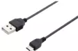MOBIA DATAKAAPELI MUSTA MICRO USB 0.5 METRIÄ - Micro-USB -kaapelit - 6430035349470 - 1