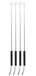 Makkaratikikku teleskooppi 4kpl Mustang - Grillaustarvikkeet - 6410413007550 - 1