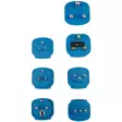 Matkapistokesarja / matkasovitinsarja (matkapistorasovitin erilaisilla lisälaitteilla yli 150 maahan (7 x pistotulppaa) musta - Matka-adapterit - BN-1508160 - 47