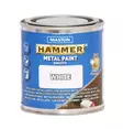 Metallimaali Maston Hammer sile=C3=A4 valkoinen 250ml - Metalli- ja kalustemaalit - 6412498860020 - 1